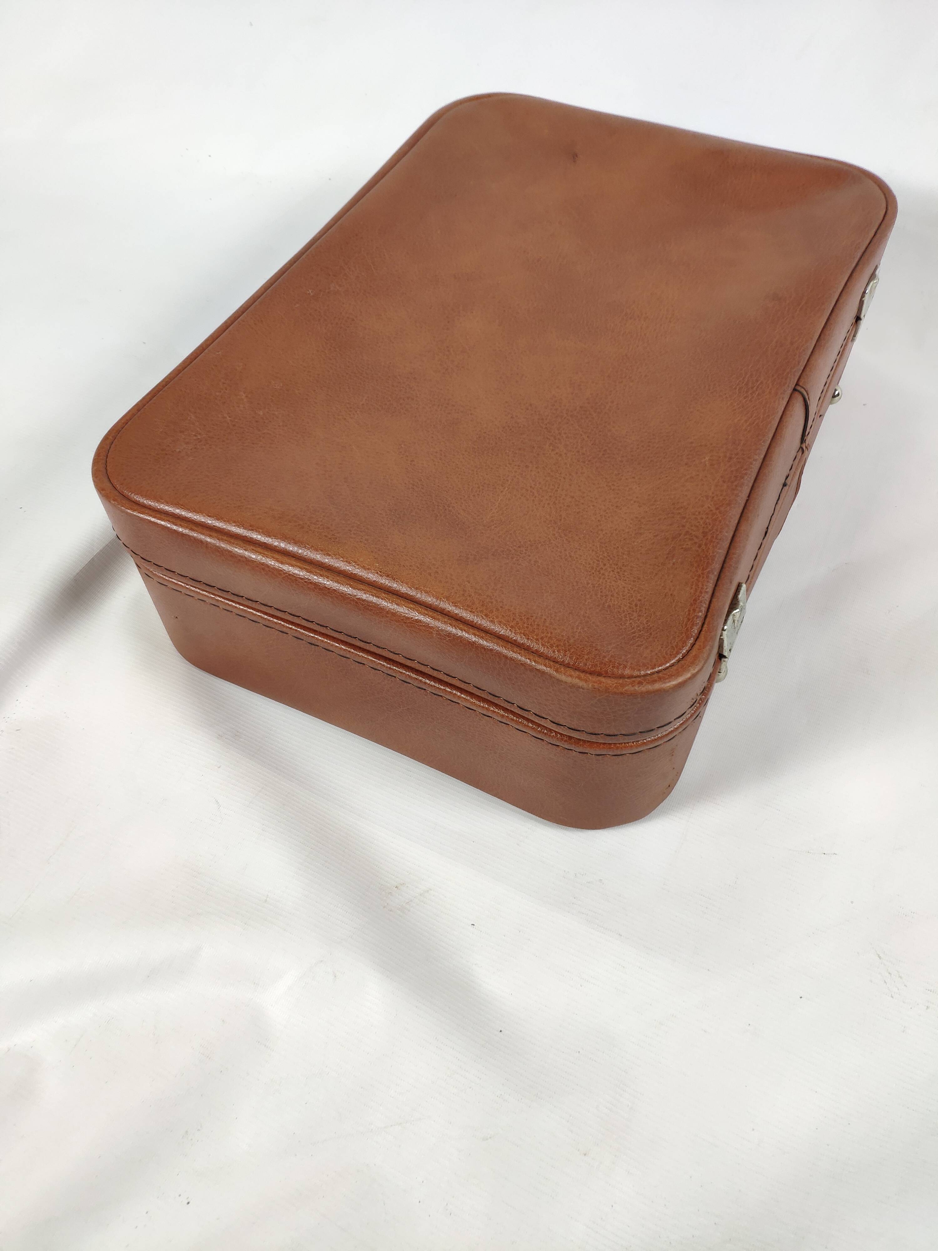 Vintage brown leather case