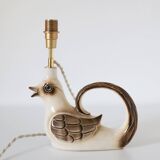 Table lamp, ceramic base "bird" 50s