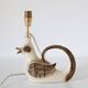 Table lamp, ceramic base "bird" 50s