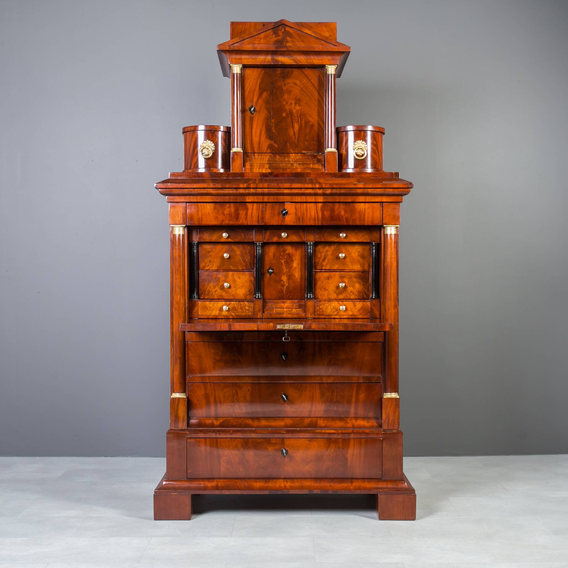 Biedermeier Secretary Desk, Germany, 19th Century