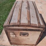 Old bomb travel trunk