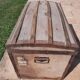 Old bomb travel trunk