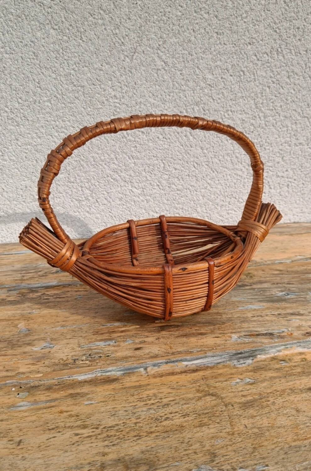 Antique wicker basket