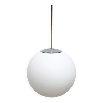 Lampe suspension boule en verre de l'ère spatiale allemande vintage de Limburg
