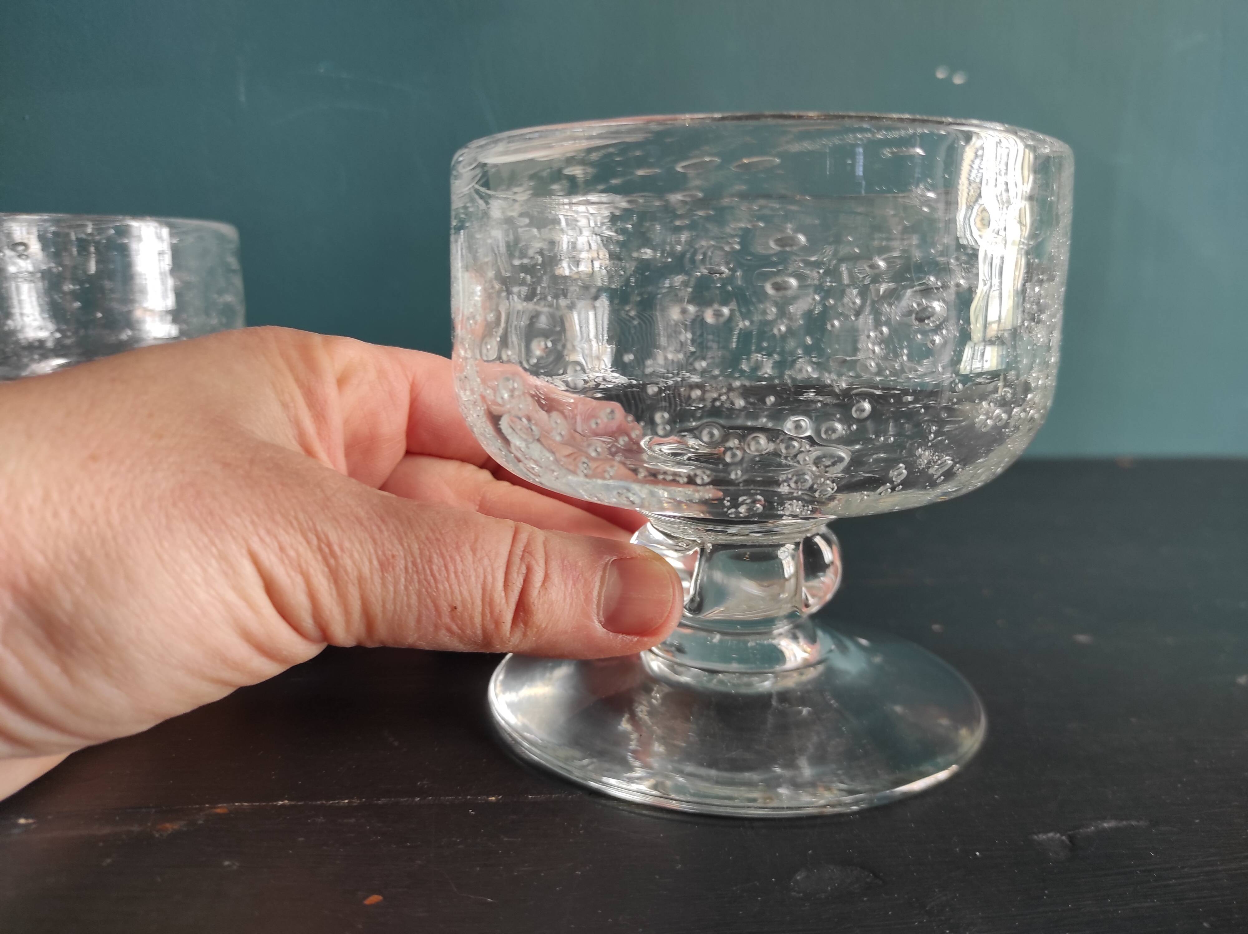 Vintage French set of 6 cups from Biot