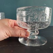 Vintage French set of 6 cups from Biot