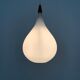 Set of 2 Swedish Opaline Pendant Lamps by Uno and Östen Kristiansson for Lu