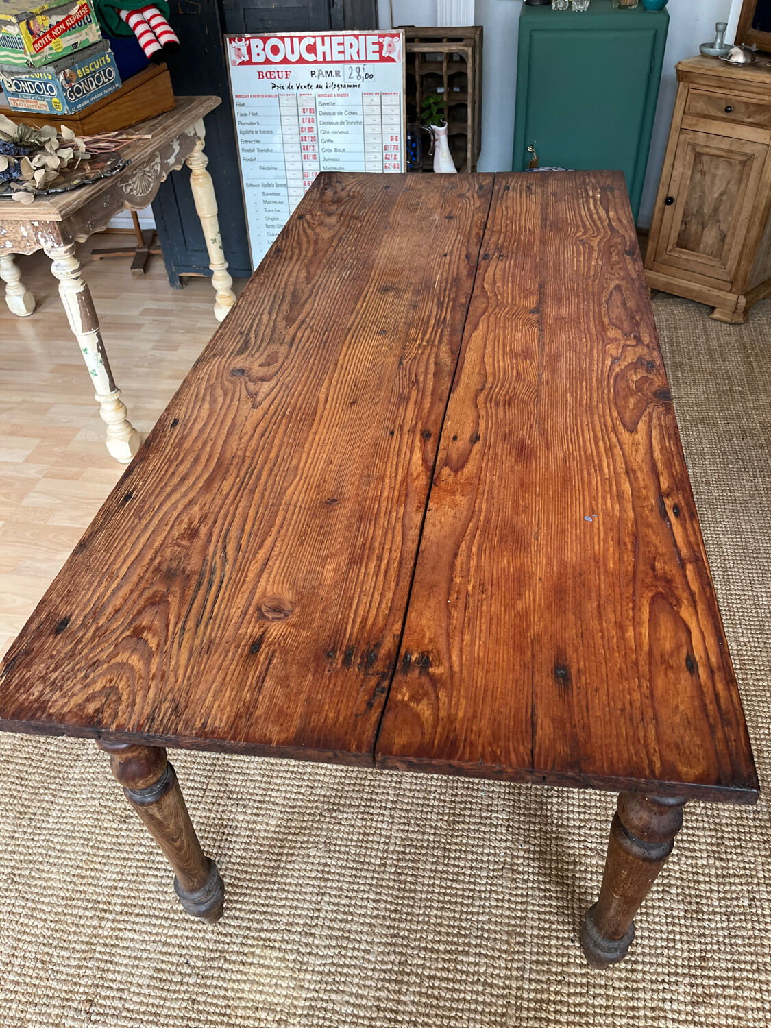 Farmhouse table