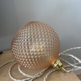 Glass globe lamp