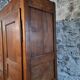 18th-century French antique cherry wood wardrobe – Rustic sideboard