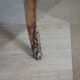Pair of 2 Louis XV bedside tables - marquetry - 2 drawers - pink marble