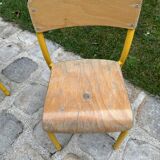Pair of school chairs