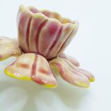 Salières fleurs en métal émaillé