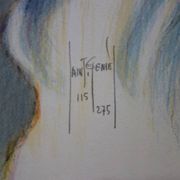 Francis DE SAINT GENIES: Young Girl with a Unicorn, original signed lithograph
