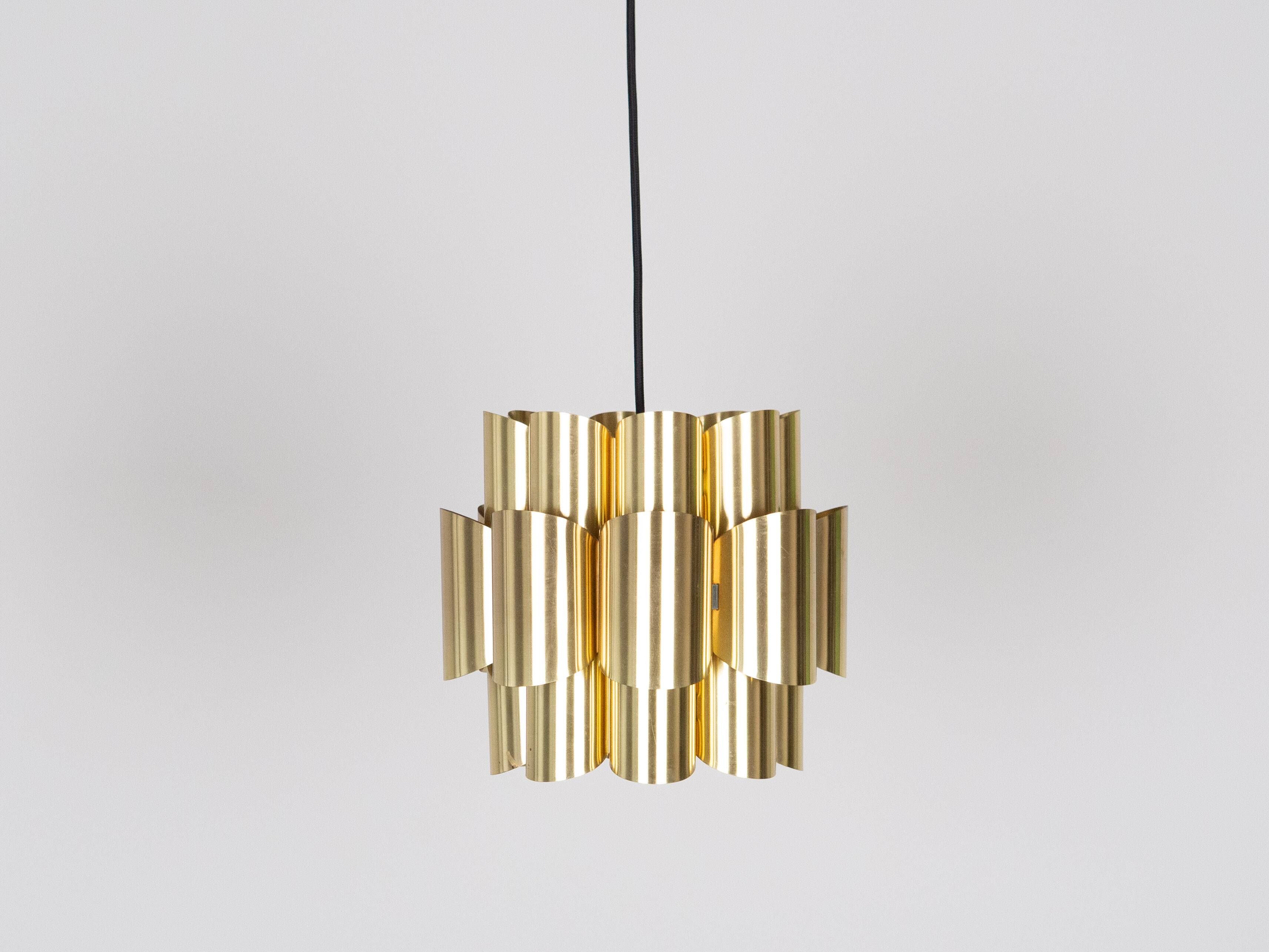 Pair of 2 Danish vintage pendant lamps by Werner Schou, 1960s