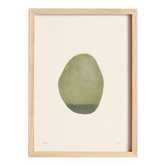 Peinture illustration Galet B323 signée Eawy