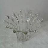 Vintage blown glass form Corolla vase