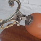 Art deco and bronze lamp