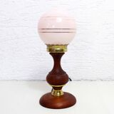 Vintage teak table lamp