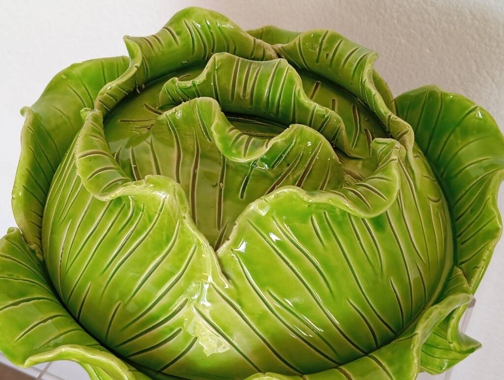 Ceramic cabbage Jean Roger
