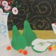 Yves Ganne: Still Life with Pears, original signed lithograph