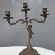 "Il mio bel foco" pair of candlesticks XIXth cherubs 3 torchieres