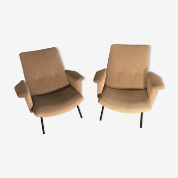 Splendide paire de fauteuils SK660 pierre Guariche steiner