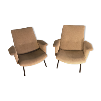 Splendid pair of chairs SK660 pierre Guariche steiner