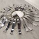 Stainless steel sun mirror 1970