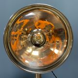Nickel-plated old heater lamp from Germany, 1920s