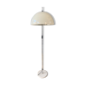 Vintage dijkstra mushroom floor lamp with glass lampshade