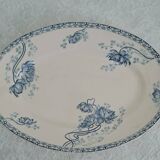 Plat ovale Sarreguemines "Royat"