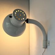 White metal wall lamp by Hans Agne Jakobsson for AB Markaryd, Sweden 1970's