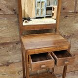 Ancienne console de lobby en teck birman