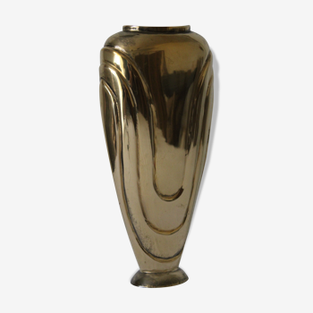 Vase Art Déco doré