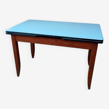 Formica and oak table, extendable, 1950s