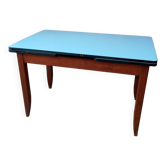 Formica and oak table, extendable, 1950s