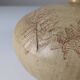 Ceramic table lamp in the style of Roger Capron with fern leaf Herbier motif, 1960s