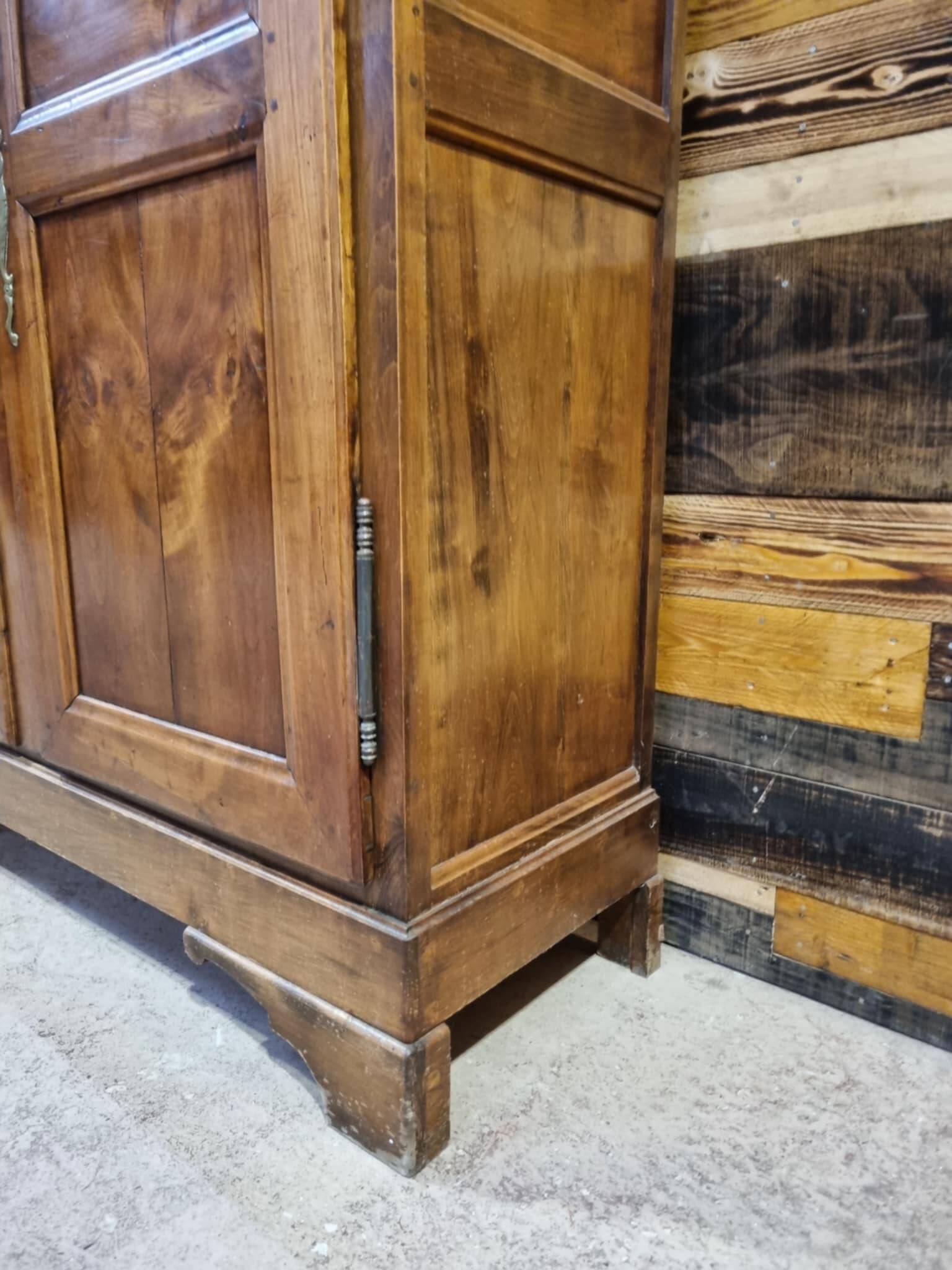 Antique cherry wood wardrobe