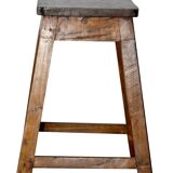 Teak workshop stool