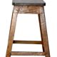 Teak workshop stool