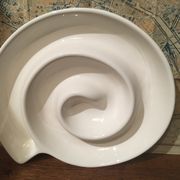 Ceramic dish snail shape