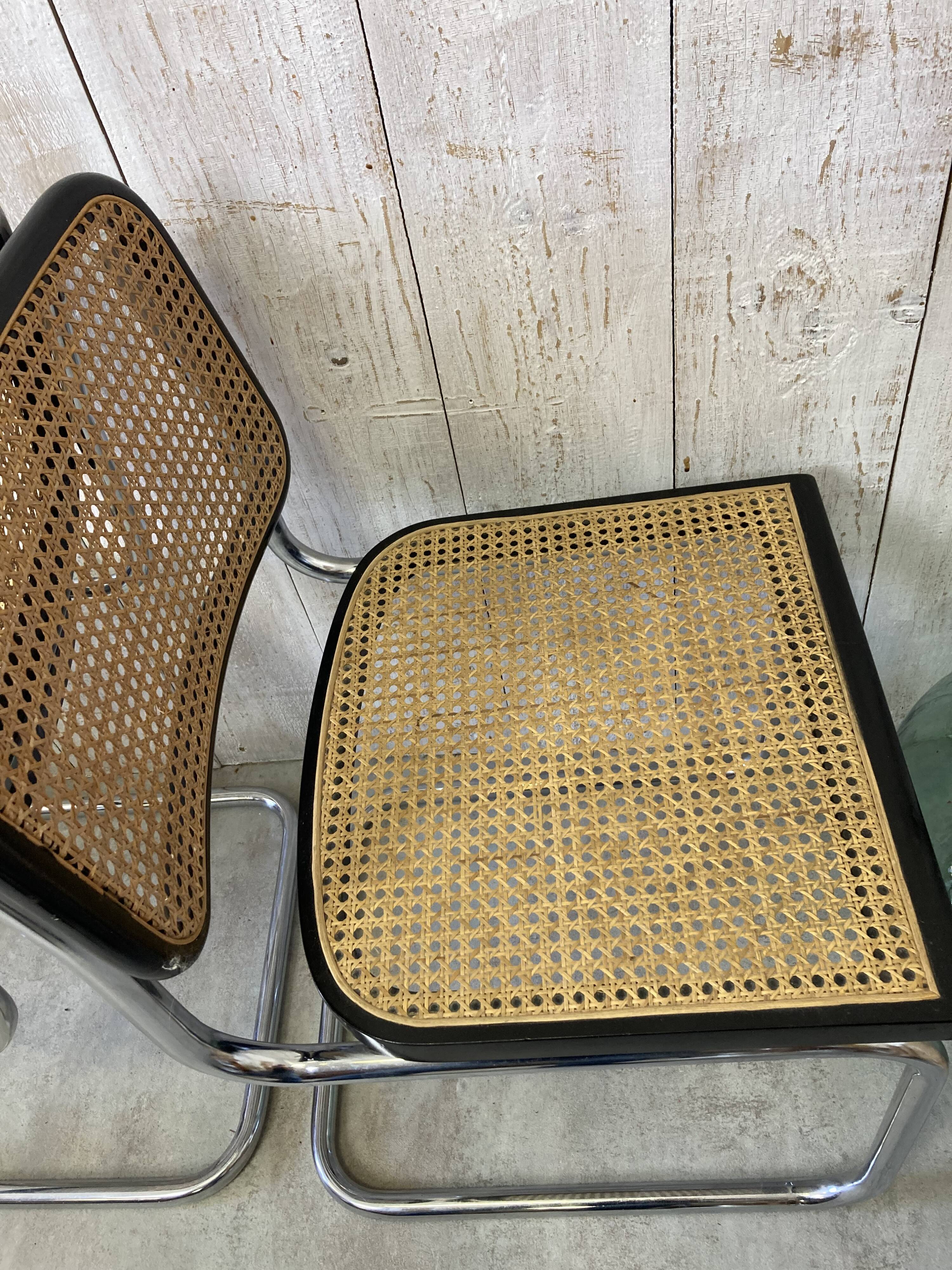Pair of B32 chairs by Marcel Breuer