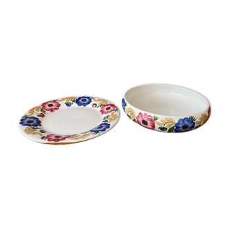 Serving dish and salad bowl Ginori