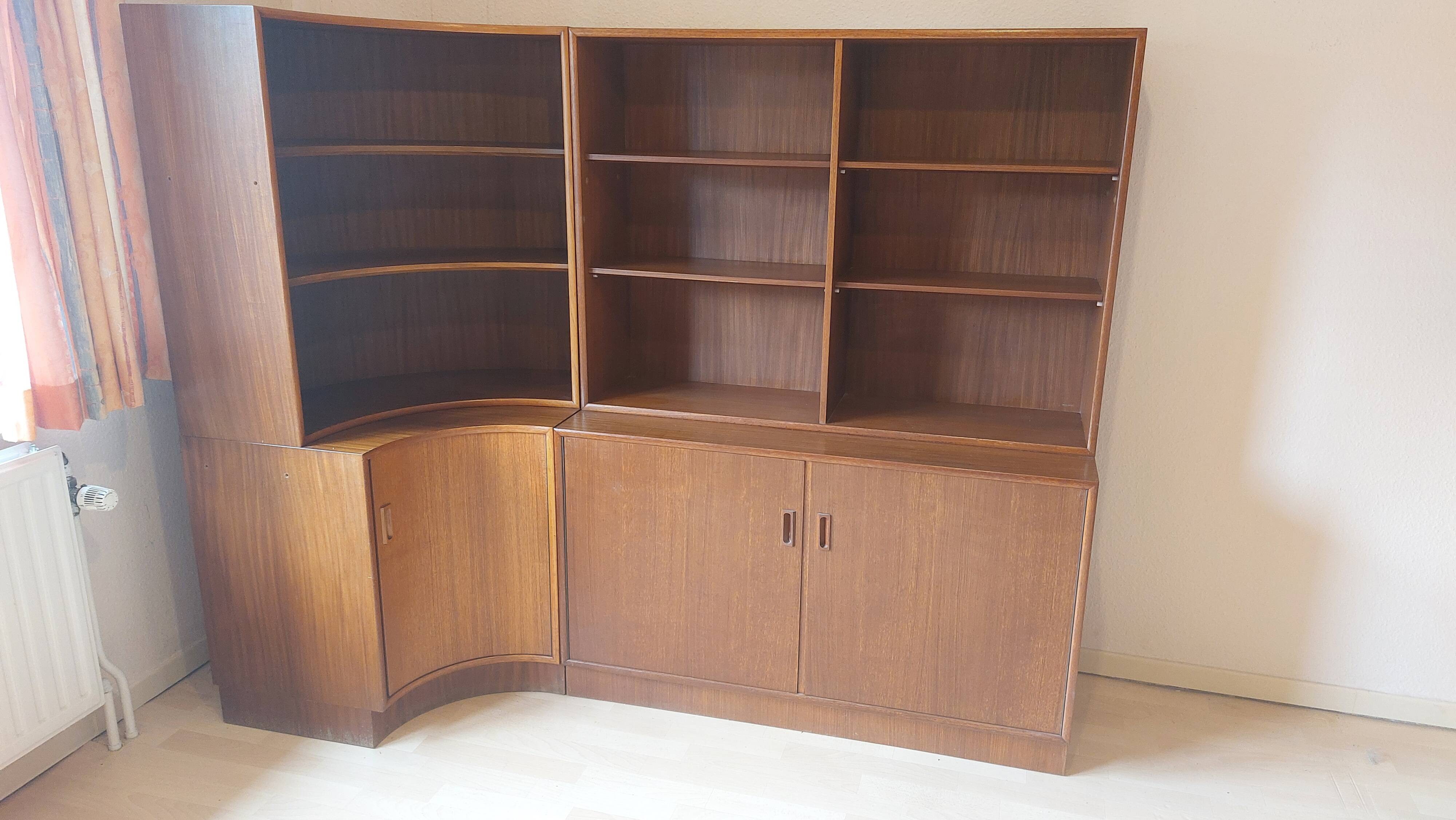 ensemble bibliothèque / rangement vintage modulable