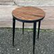Vintage Scandinavian metal & formica stool 60s