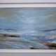 Abstract marine landscape painting, original signed and delivered with its certificate.