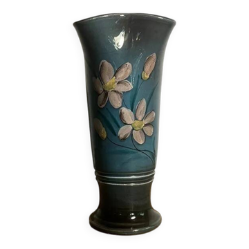 Vintage glazed ceramic vase