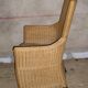 Vintage rattan wicker chair style Lloyd Loom