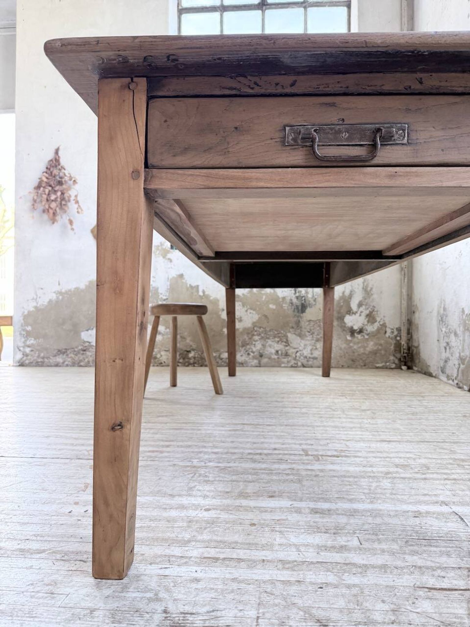 XL oak farmhouse table 1950 235cm